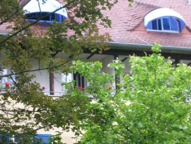 Sonnengeschützte Balkone des Franz-Rohde-Haus in Karlsruhe