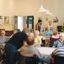 Fröhliches Miteinander der Bewohner