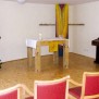 Der liebevoll gestaltete Andachtsraum