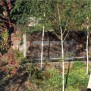 Das Wasserspiel im "Garten der Sinne" 