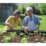Gemeinsames Pflanzen im hauseigenen Garten