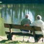 Senioren an der nahegelegenen Kinzig des Stadtteilzentrum an der Kinzig