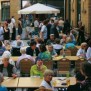 Die Terrasse des Generationenhaus Heslach in Stuttgart