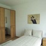 Schlafzimmer in einer Beispielwohnung im AVILA-Wohnpark St. Teresa 