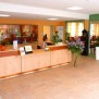 Rezeption im Erdgeschoss des Seniorenhauses Gartenstadt im ehemaligen Villenviertel