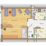 Die Aufteilung des Wohnraums der Appartments Betreutes Wohnen St. Michael in Hengersberg