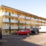 Der Parkplatz des Barrierefreien Wohnens im Isarpark in Plattling