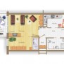 Beispiel für eine Zwei Zimmer Wohnung Barrierefreies Wohnen im Isarpark in Plattling