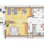 Ein weiteres Beispiel für eine Zwei Zimmer Wohnung Barrierefreies Wohnen im Isarpark in Plattling