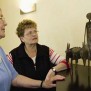 Im Café und Foyer werden insteressante Kunstwerke ausgestellt im Altenheim Seniorenheim Seniorenzentrum ELIM Seniorencentrum Bergedorf in Hamburg-Bergedorf