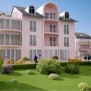 Viele Zimmer sind mit einem Balkon versehen und bieten einen schönen Blick in den Garten