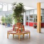 Das helle Foyer