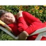 Siesta im Garten des Seniorendomizils an der Panke