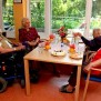 Mit Blick aufs Grüne: Der Speisesaal im Theodor-Fliedner-Haus 