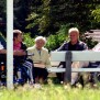 Gemeinschaftliche Erholung an der frischen Luft