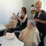 Die Seniorinnen freuen sich immer über den Friseur Besuch im Altenheim Pflegeheim Günter-Schäfer-Haus in Neuenhagen