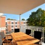 Schöne Aussicht vom Balkon 