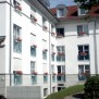 Blick auf die Pflegeheim, Seniorenheim Residenz Ambiente in Kassel aus dem Garten 