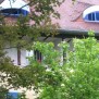 Sonnengeschützte Balkone des Franz-Rohde-Haus in Karlsruhe