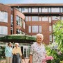 Der Eingangsbereich des betreuten Wohnbereichs im Wohnstift am Rathaus in Wilhelmshaven