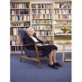Den Bewohnern steht eine eigene Bibliothek zur Verfügung