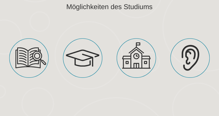 möglichkeiten des studiums