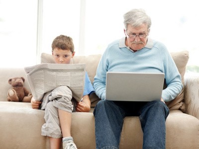 Senioren im Internet