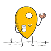 Pin mit Cookie